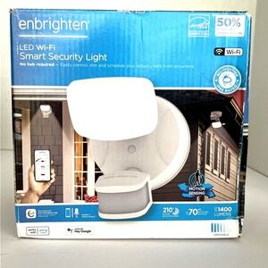 Enbrighten Smart Wi-Fi Motion Security Light 1400lm – New Sealed Box 58185